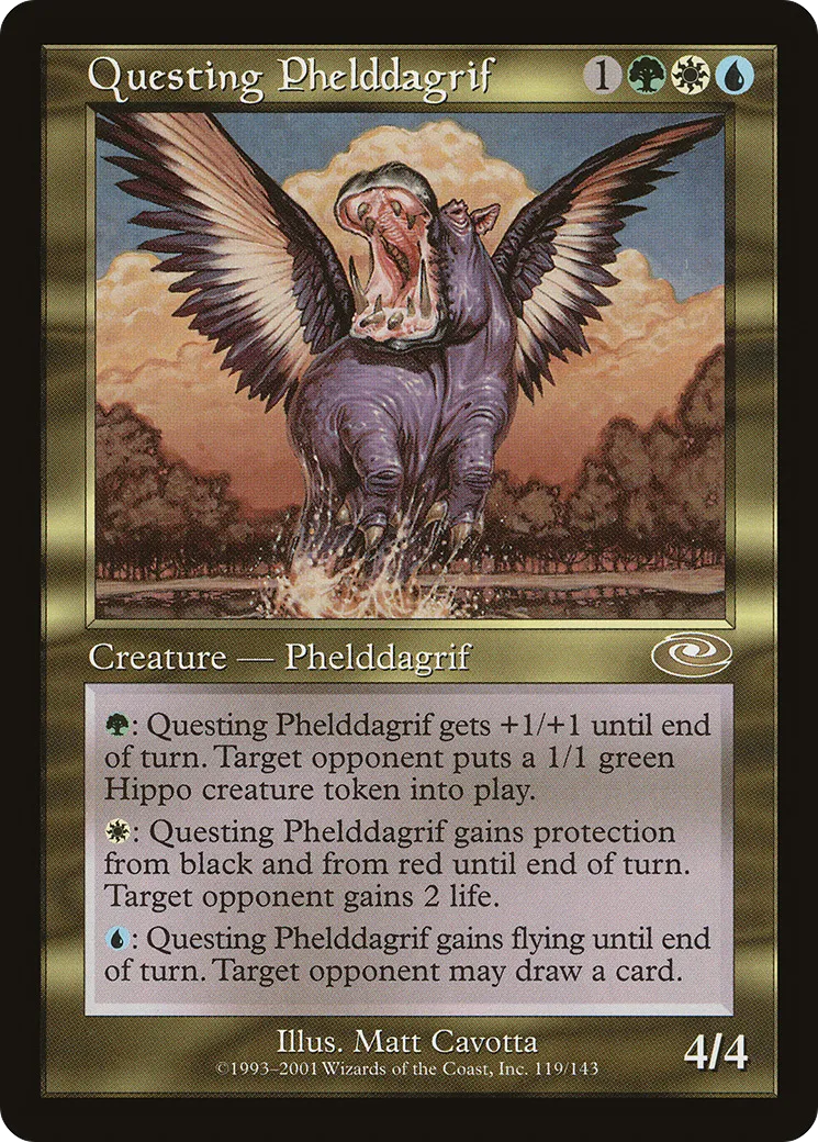 Questing Phelddagrif — Planeshift — Magic: The Gathering