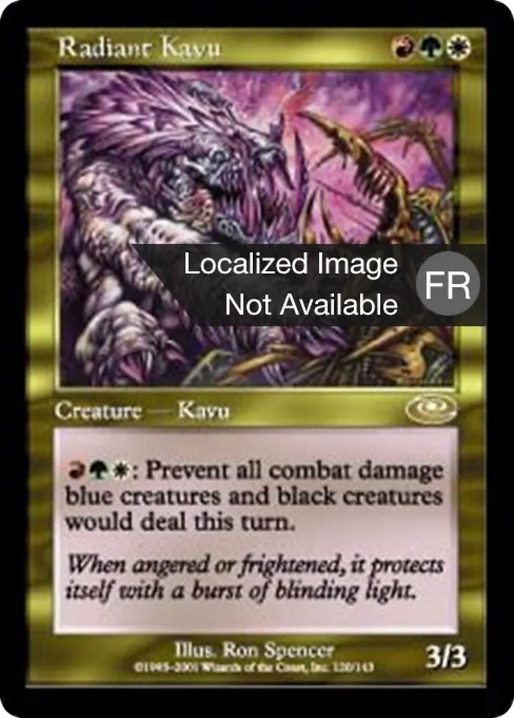 Kavru radieux — Planeshift — Magic: The Gathering