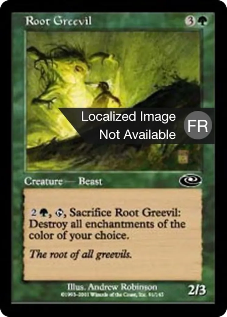 Racine de malarice — Planeshift — Magic: The Gathering