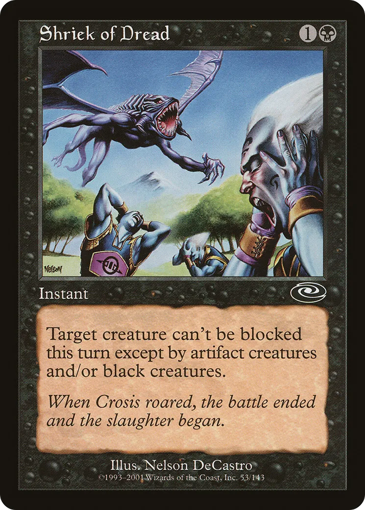 Shriek of Dread — Planeshift — Magic: The Gathering