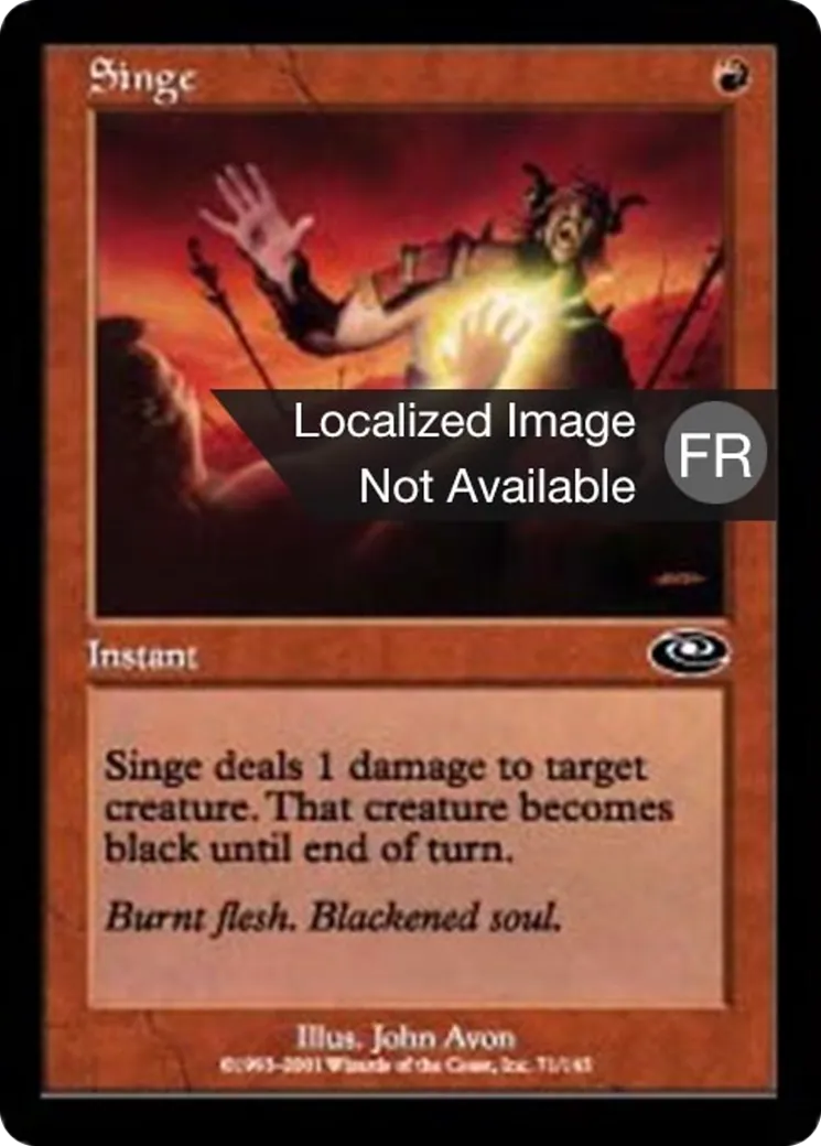 Roussissement — Planeshift — Magic: The Gathering