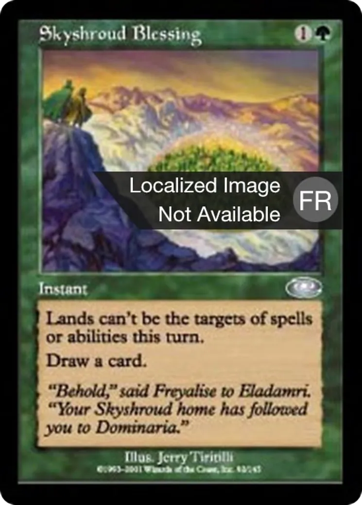 Bénédiction de Linciel — Planeshift — Magic: The Gathering