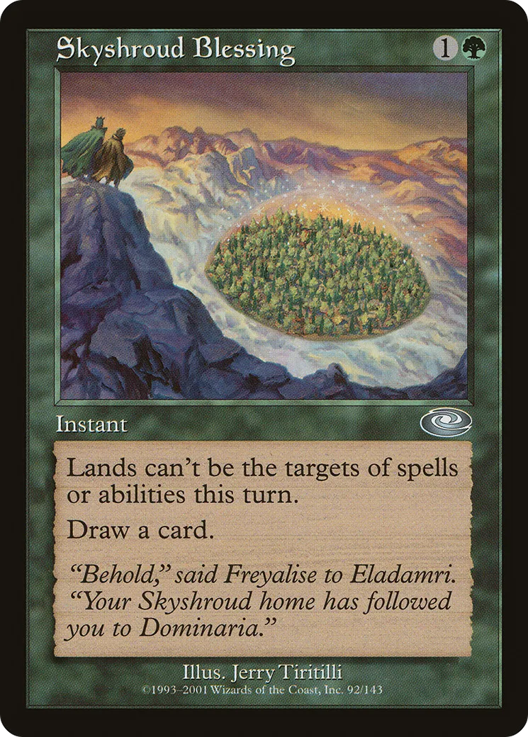 Skyshroud Blessing — Planeshift — Magic: The Gathering