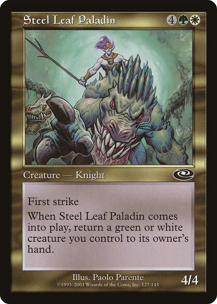 Steel Leaf Paladin — Planeshift — Magic: The Gathering