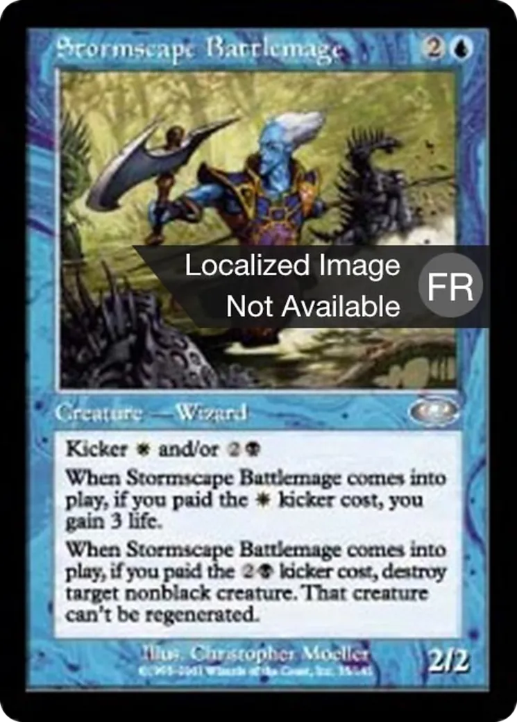 Mage de bataille orageosophe — Planeshift — Magic: The Gathering