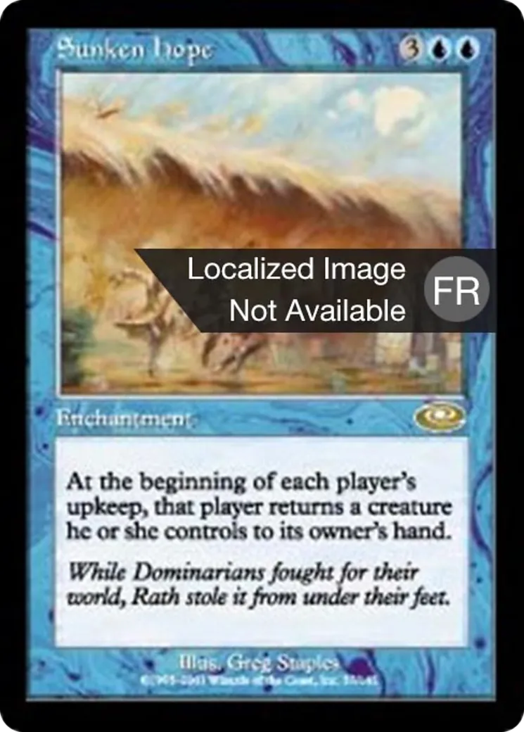Espoir englouti — Planeshift — Magic: The Gathering