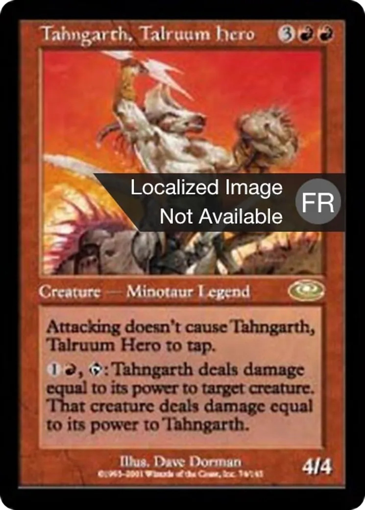 Tahngarth, héros talruúm — Planeshift — Magic: The Gathering