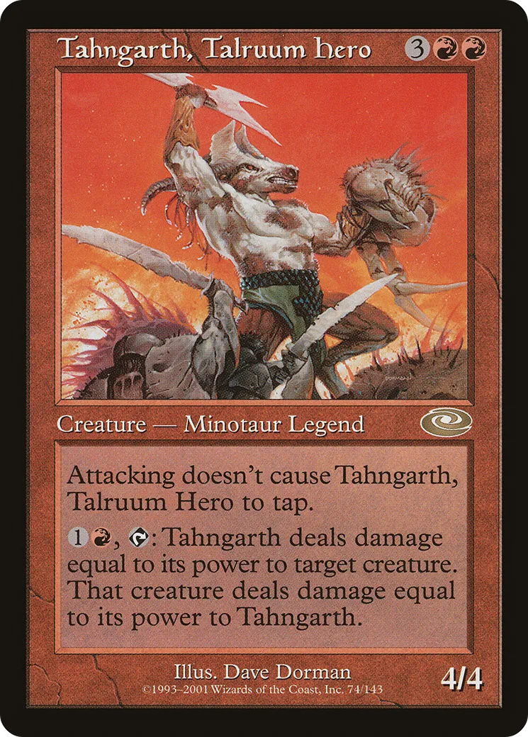 Tahngarth, Talruum Hero — Planeshift — Magic: The Gathering