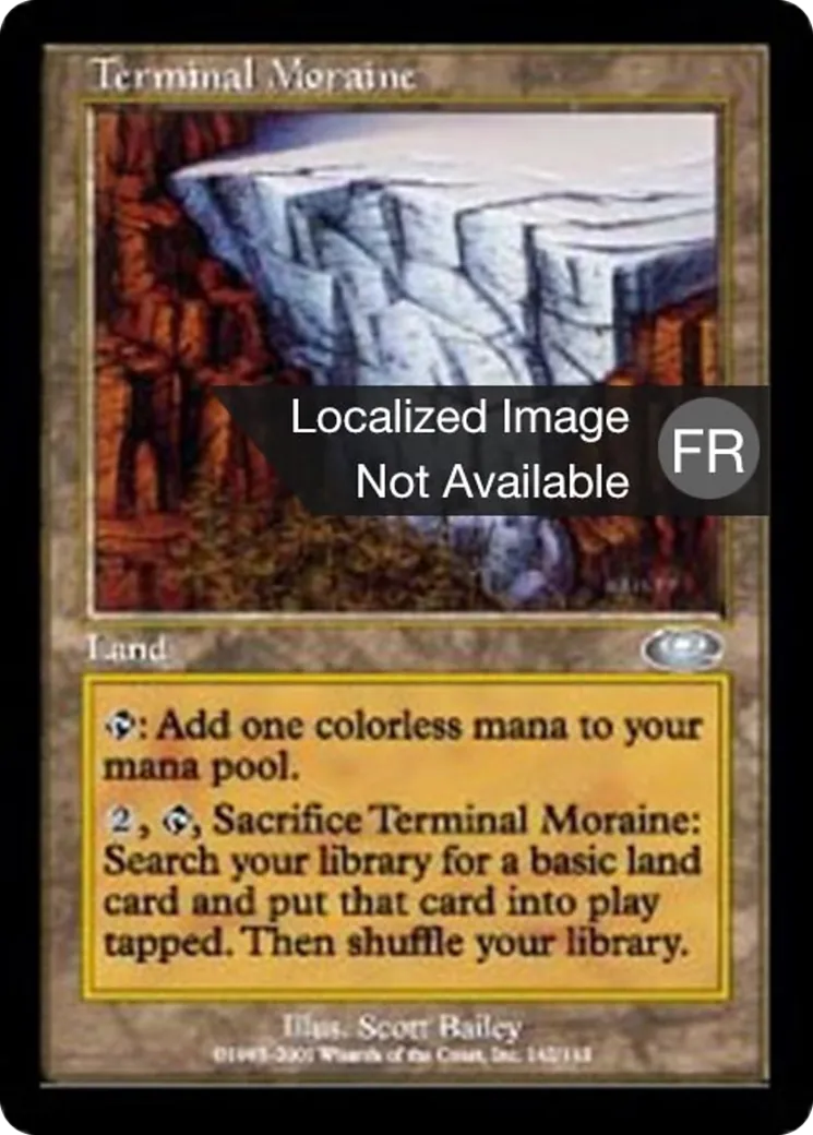 Moraine frontale — Planeshift — Magic: The Gathering
