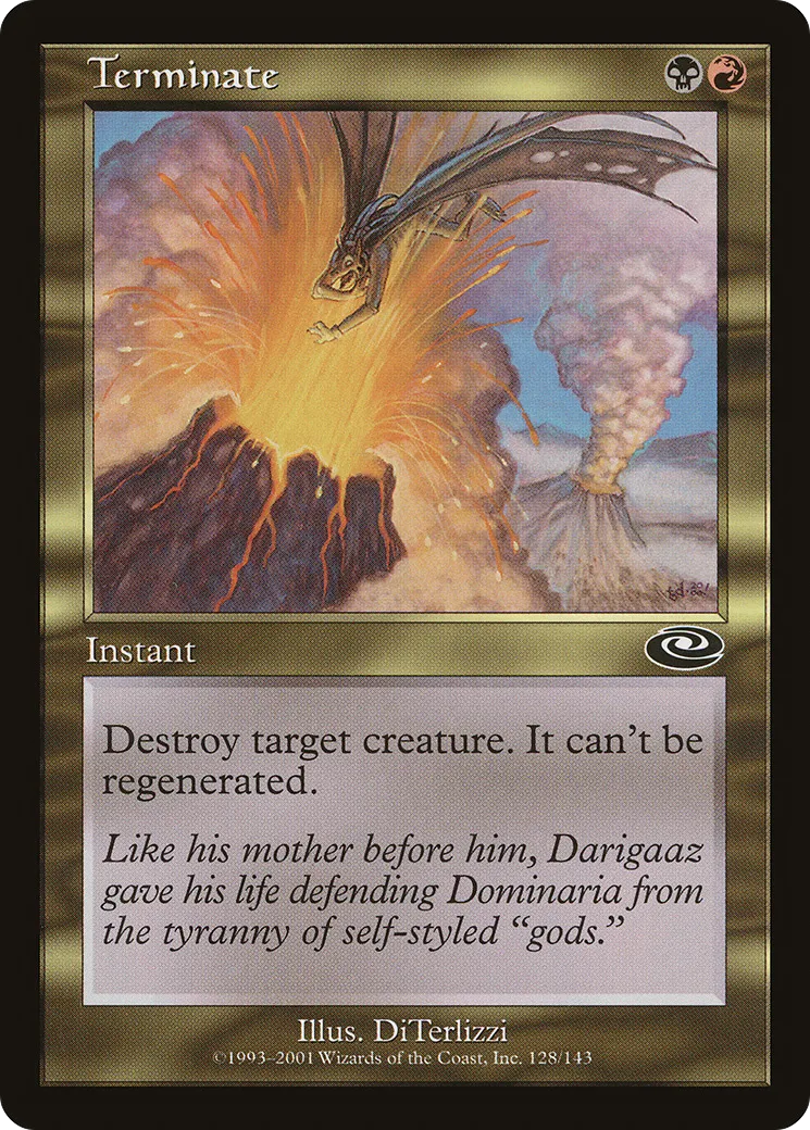 Terminate — Planeshift — Magic: The Gathering