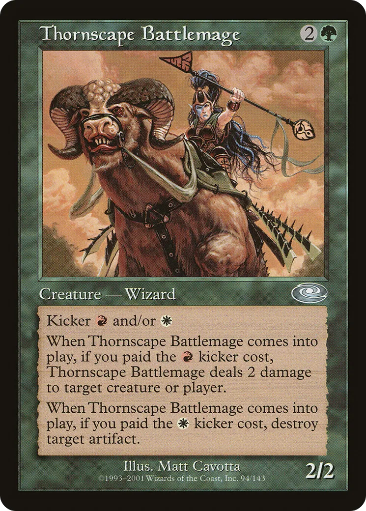 Thornscape Battlemage — Planeshift — Magic: The Gathering