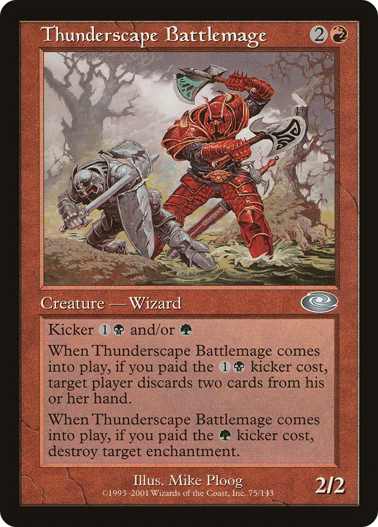 Mage de bataille tonitrosophe — Planeshift — Magic: The Gathering