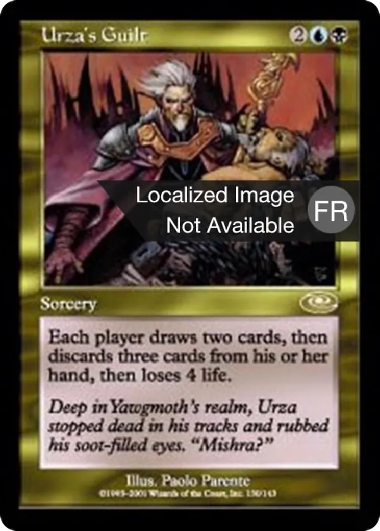 Culpabilité d'Urza — Planeshift — Magic: The Gathering