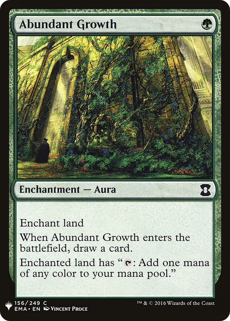 Abundant Growth — The List — Magic: The Gathering