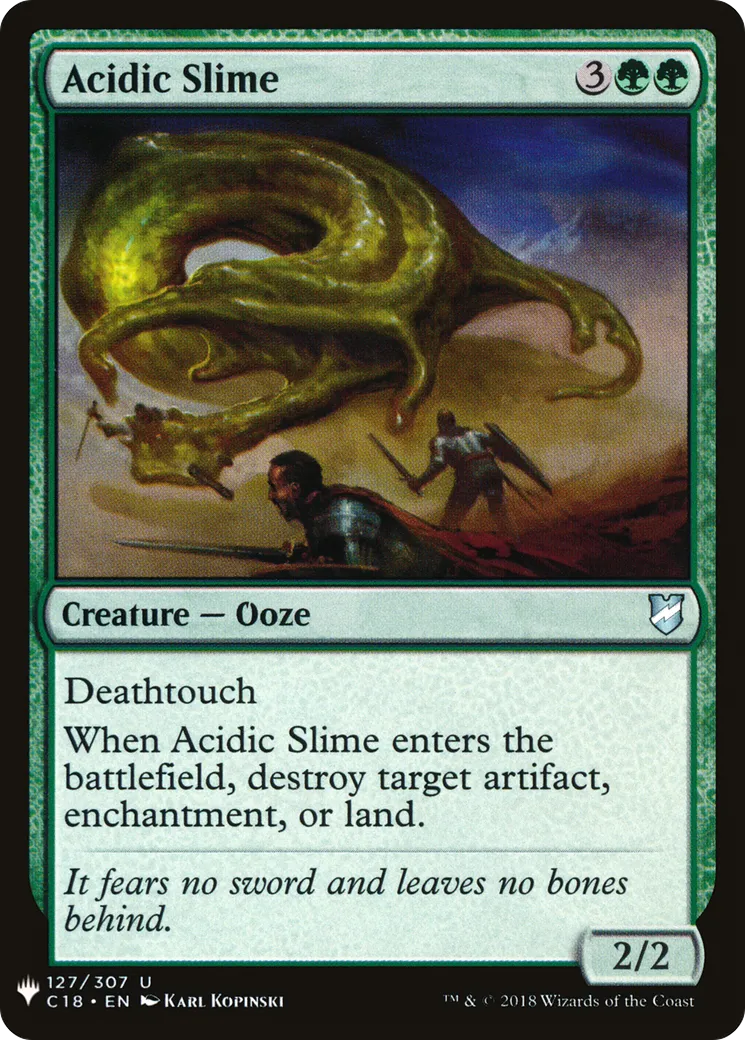 Boue acide — The List — Magic: The Gathering