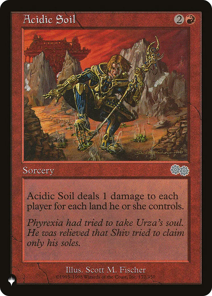 Terre acide — The List — Magic: The Gathering