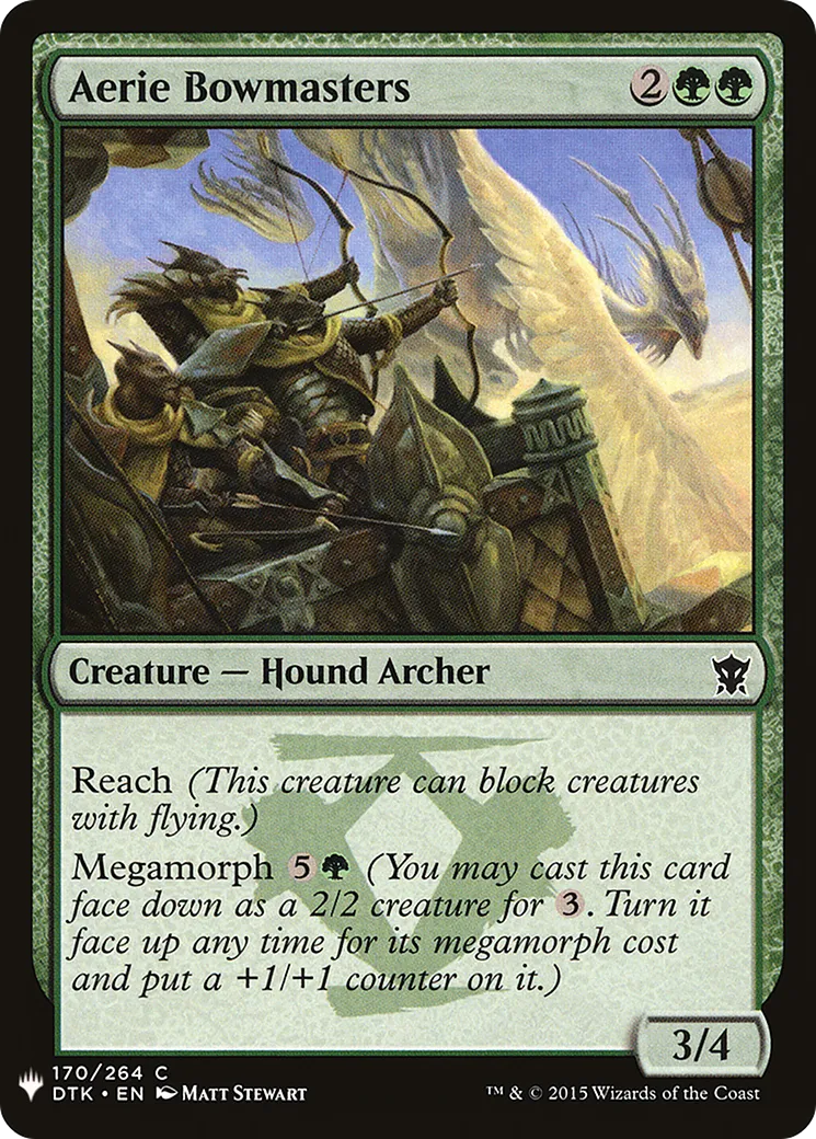 Maîtres archers de l'aérain — The List — Magic: The Gathering