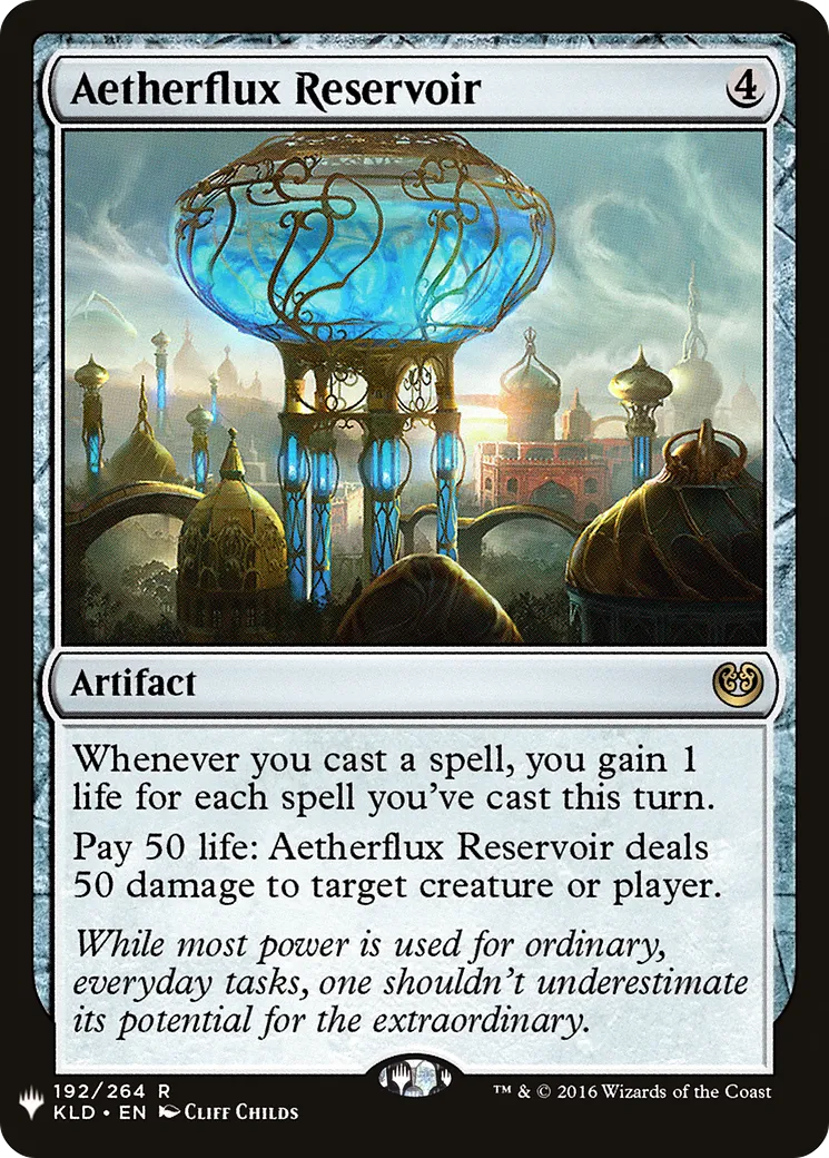 Réservoir de flux éthérique — The List — Magic: The Gathering