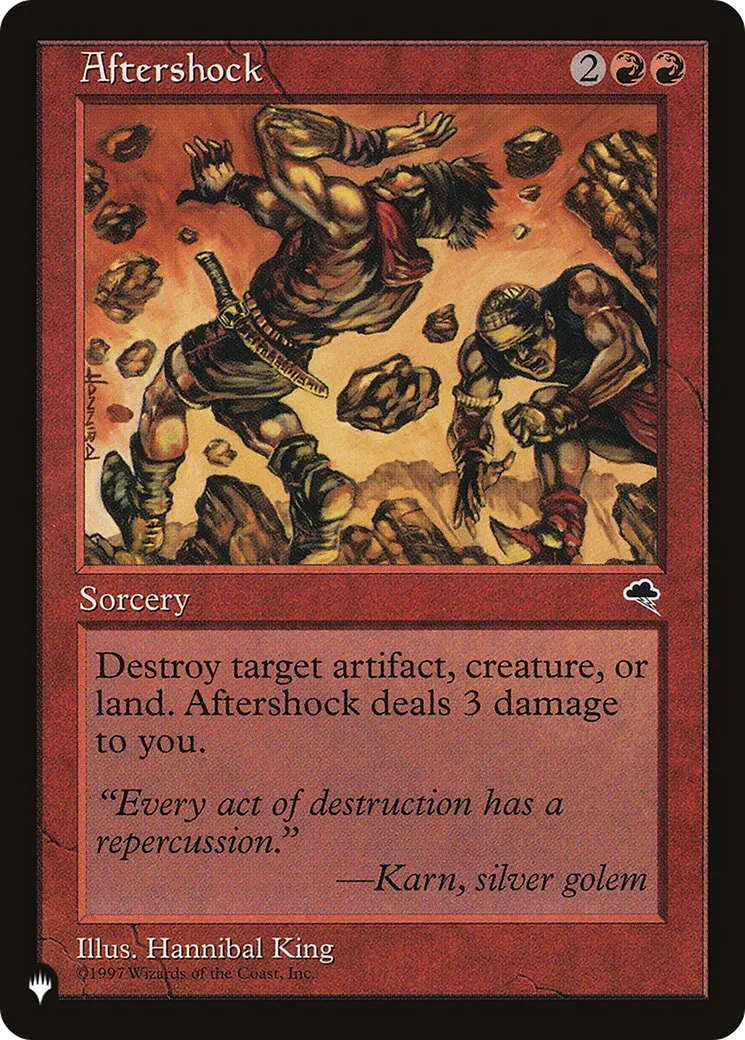 Aftershock — The List — Magic: The Gathering