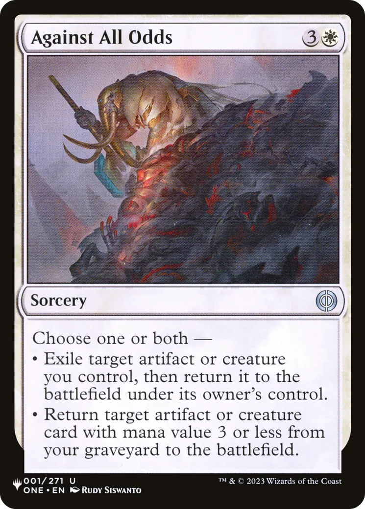 Against All Odds — The List — Magic: The Gathering