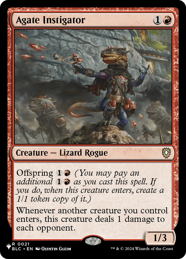 Agate Instigator — The List — Magic: The Gathering