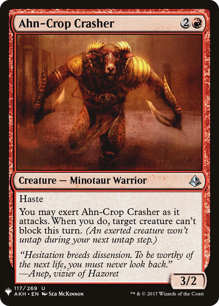 Ahn-Crop Crasher — The List — Magic: The Gathering