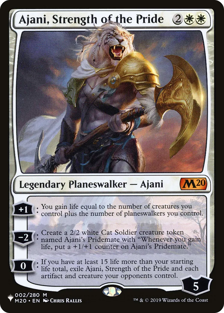 Ajani, Strength of the Pride — The List — Magic: The Gathering
