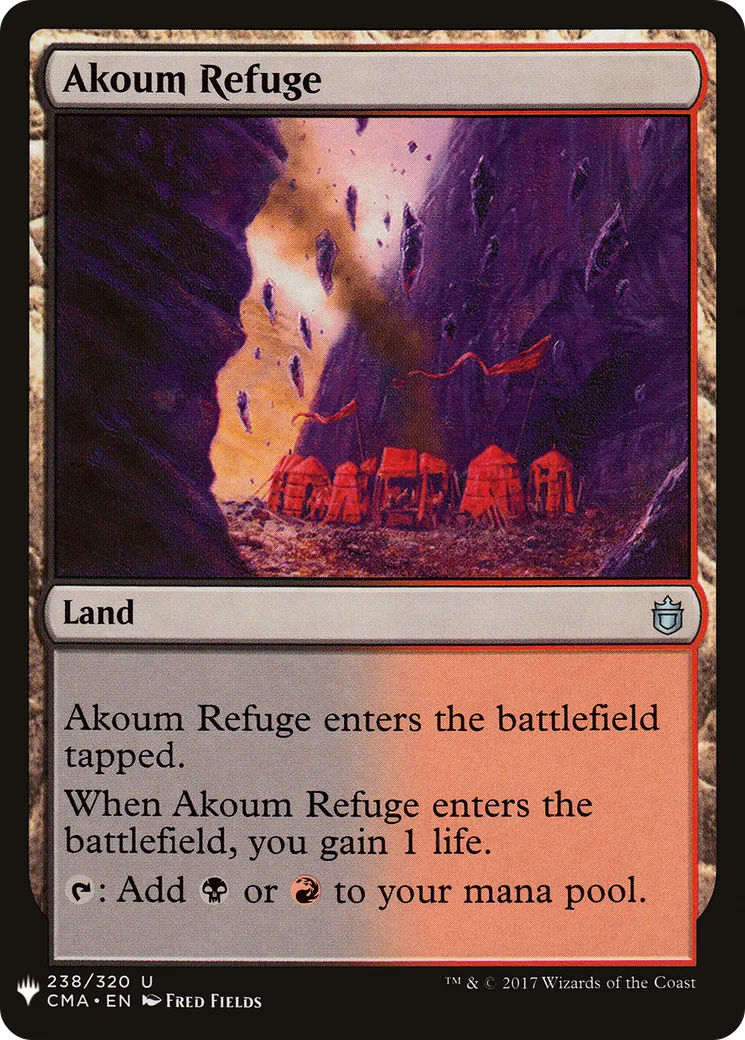 Akoum Refuge — The List — Magic: The Gathering