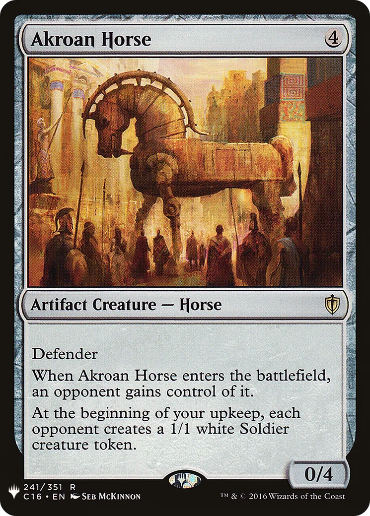 Cheval d'Akros — The List — Magic: The Gathering