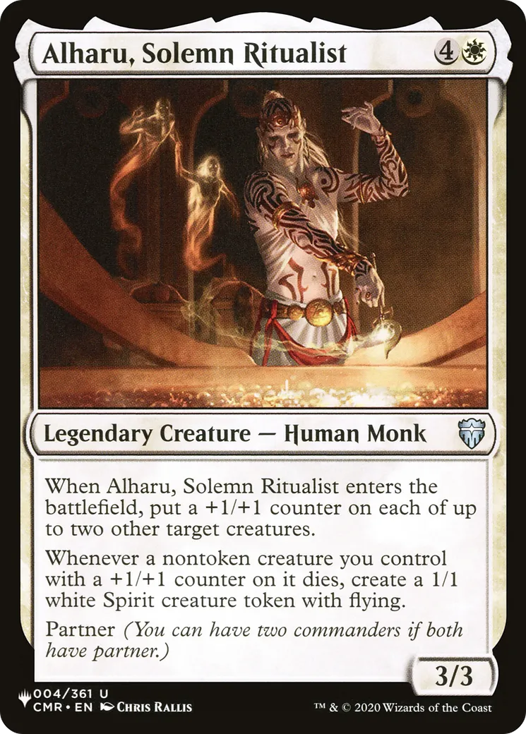 Alharu, Solemn Ritualist — The List — Magic: The Gathering