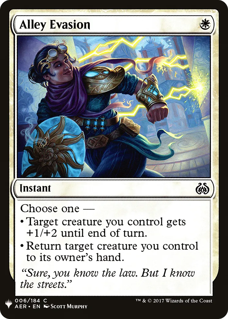 Alley Evasion — The List — Magic: The Gathering