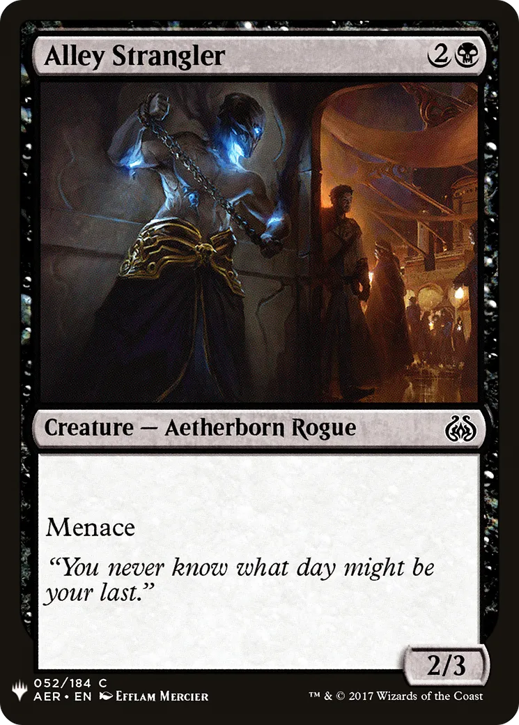Étrangleur des ruelles — The List — Magic: The Gathering