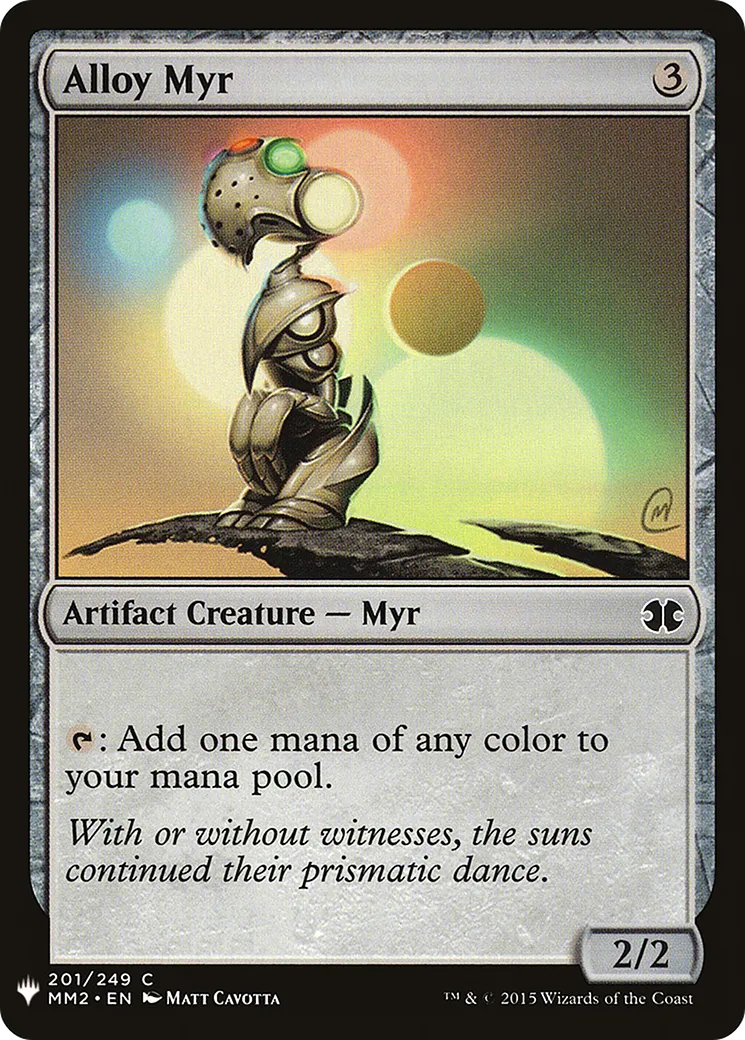 Alloy Myr — The List — Magic: The Gathering