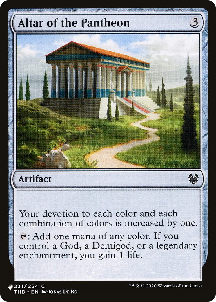 Altar of the Pantheon — The List — Magic: The Gathering