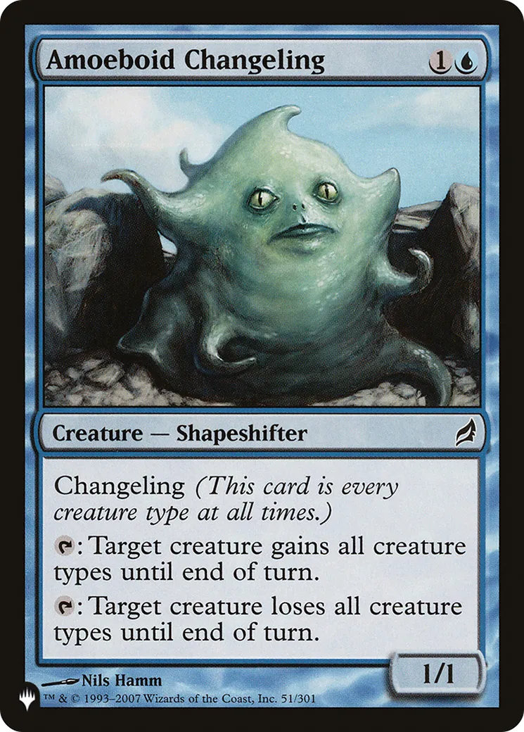 Amoeboid Changeling — The List — Magic: The Gathering