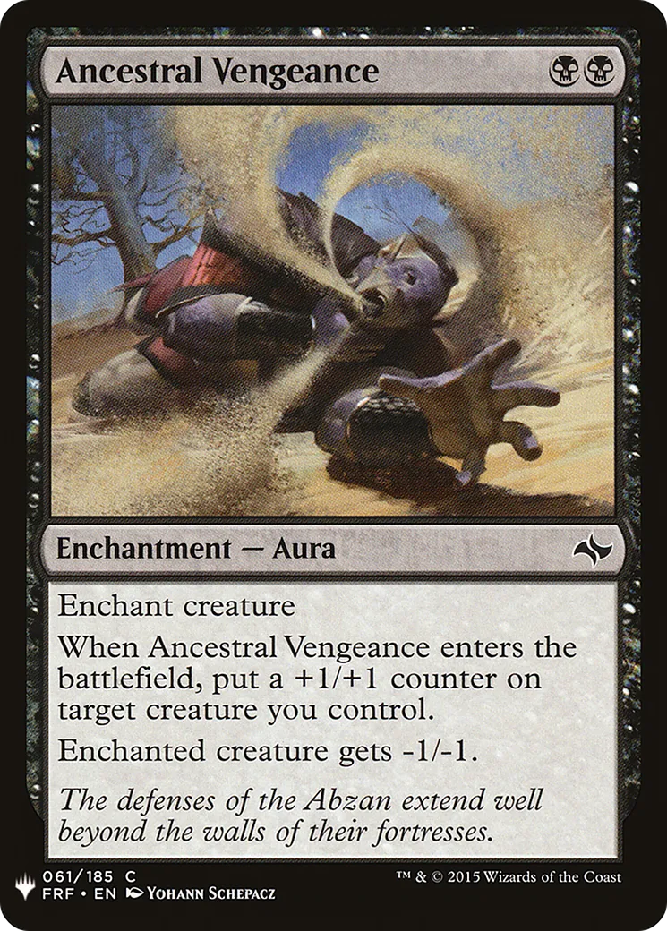 Vengeance ancestrale — The List — Magic: The Gathering