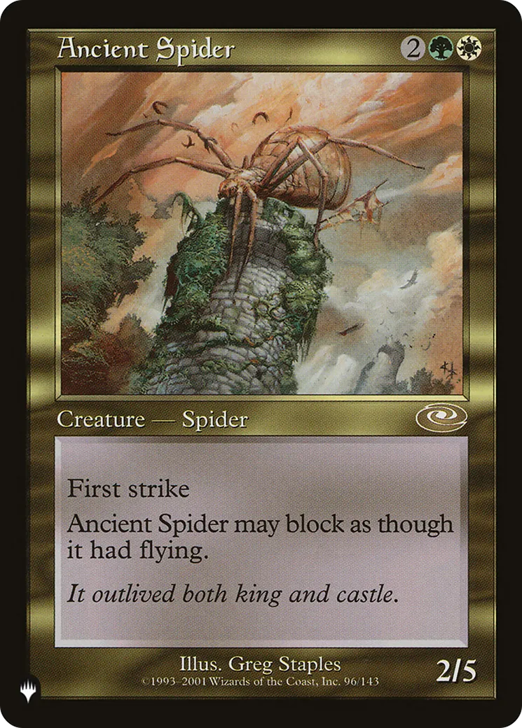 Ancient Spider — The List — Magic: The Gathering
