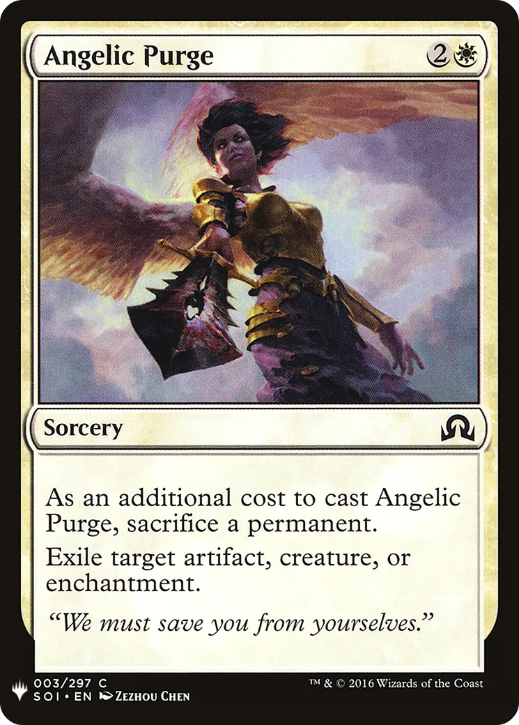 Épuration angélique — The List — Magic: The Gathering