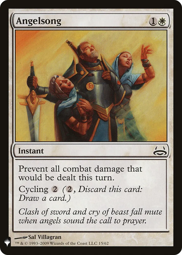 Angelsong — The List — Magic: The Gathering