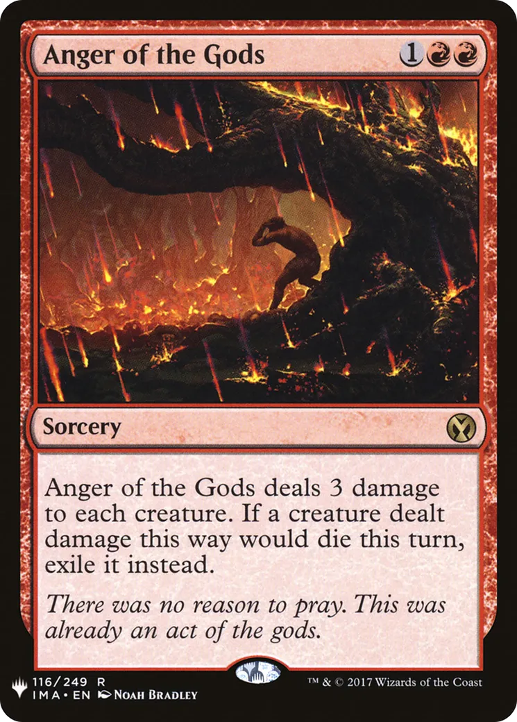Fureur des dieux — The List — Magic: The Gathering