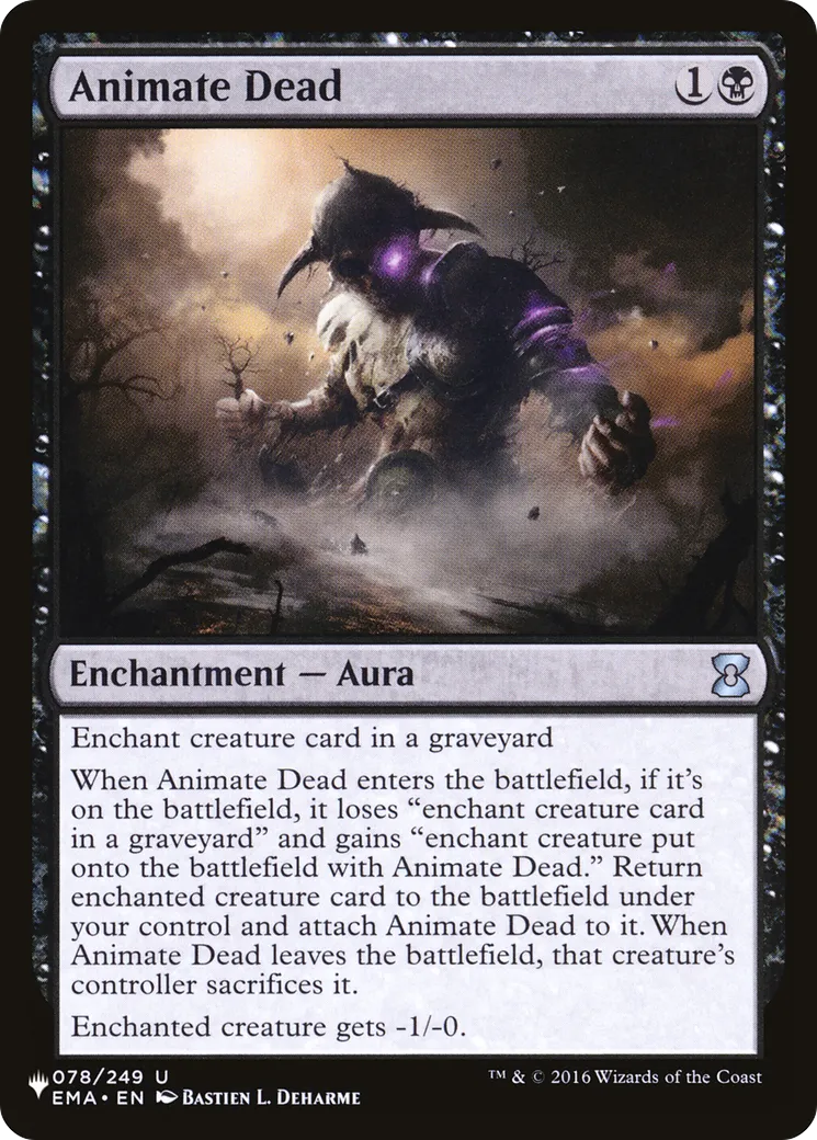 Animation des morts — The List — Magic: The Gathering