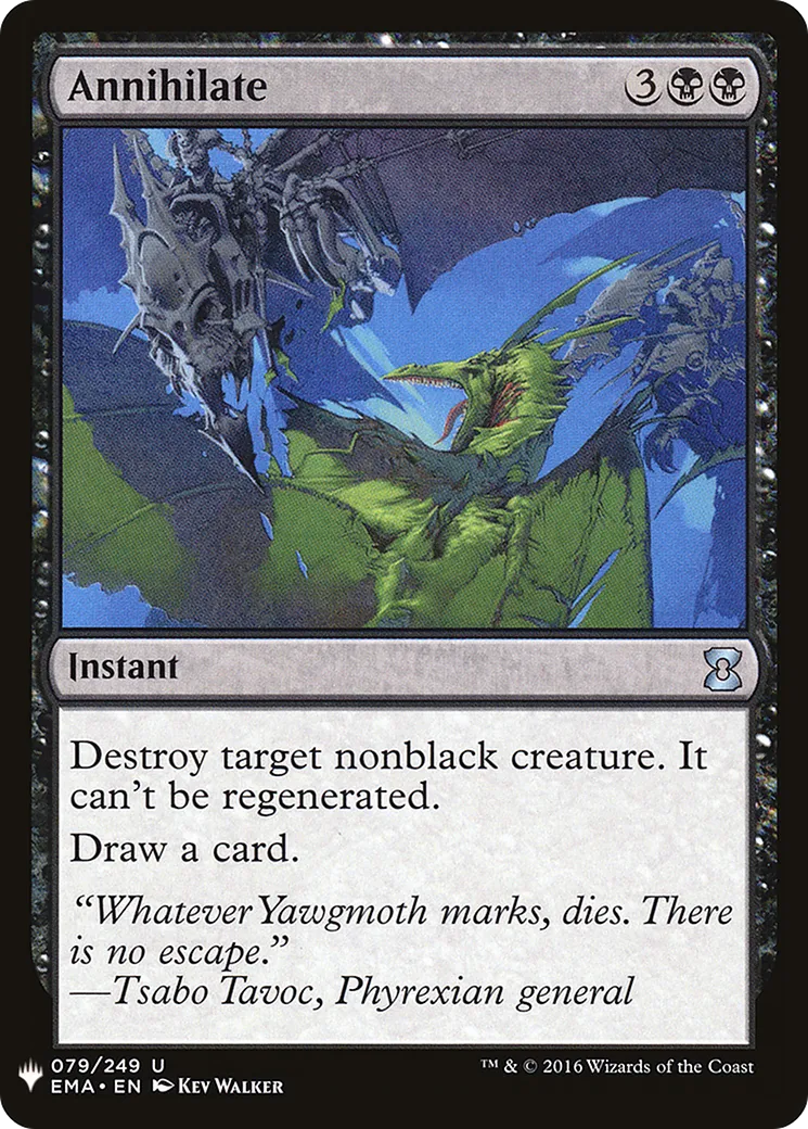 Annihilate — The List — Magic: The Gathering
