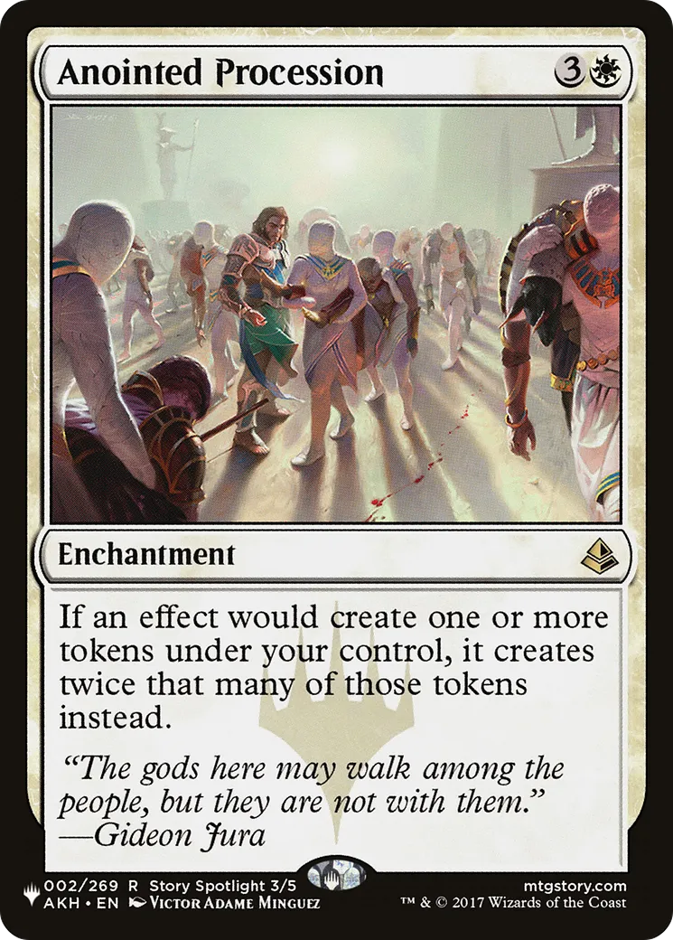 Procession consécratrice — The List — Magic: The Gathering