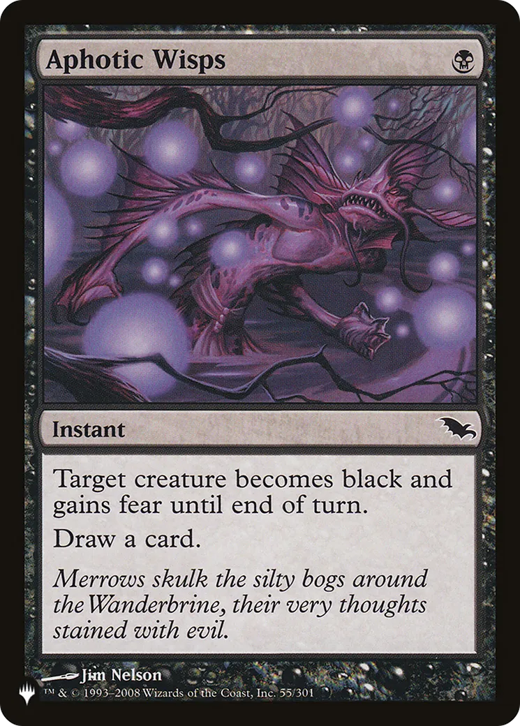 Aphotic Wisps — The List — Magic: The Gathering