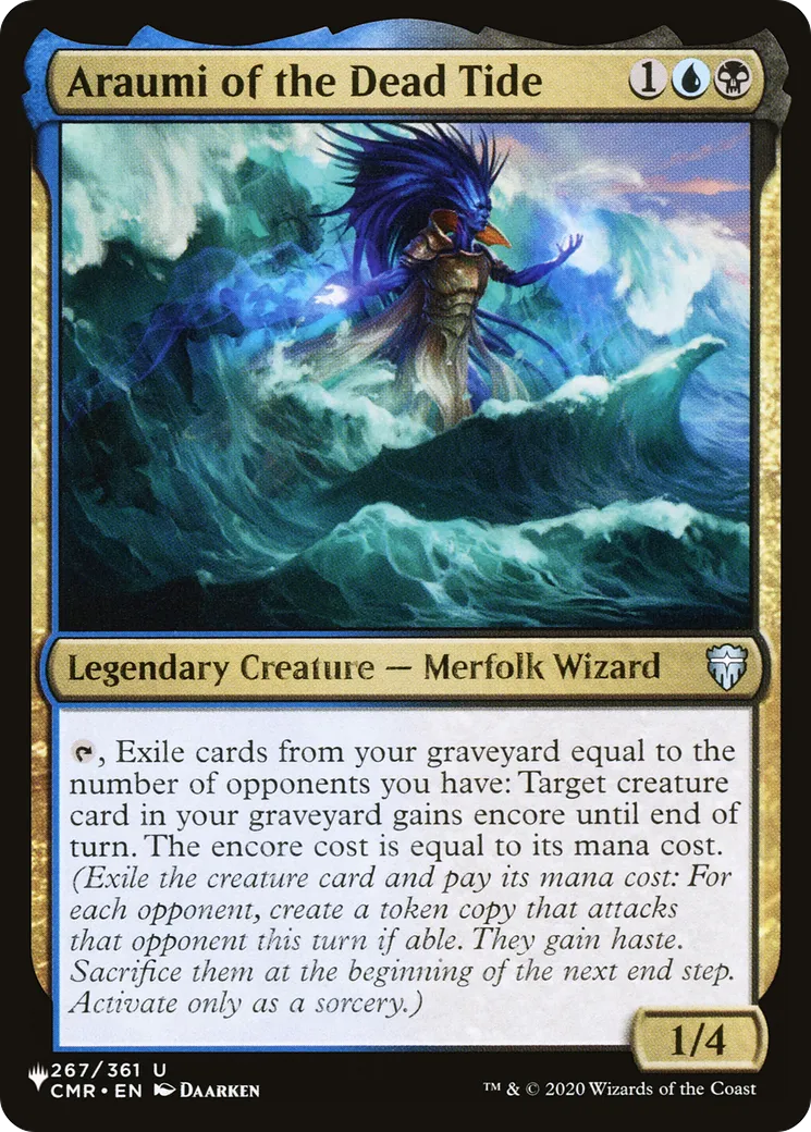 Araumi of the Dead Tide — The List — Magic: The Gathering