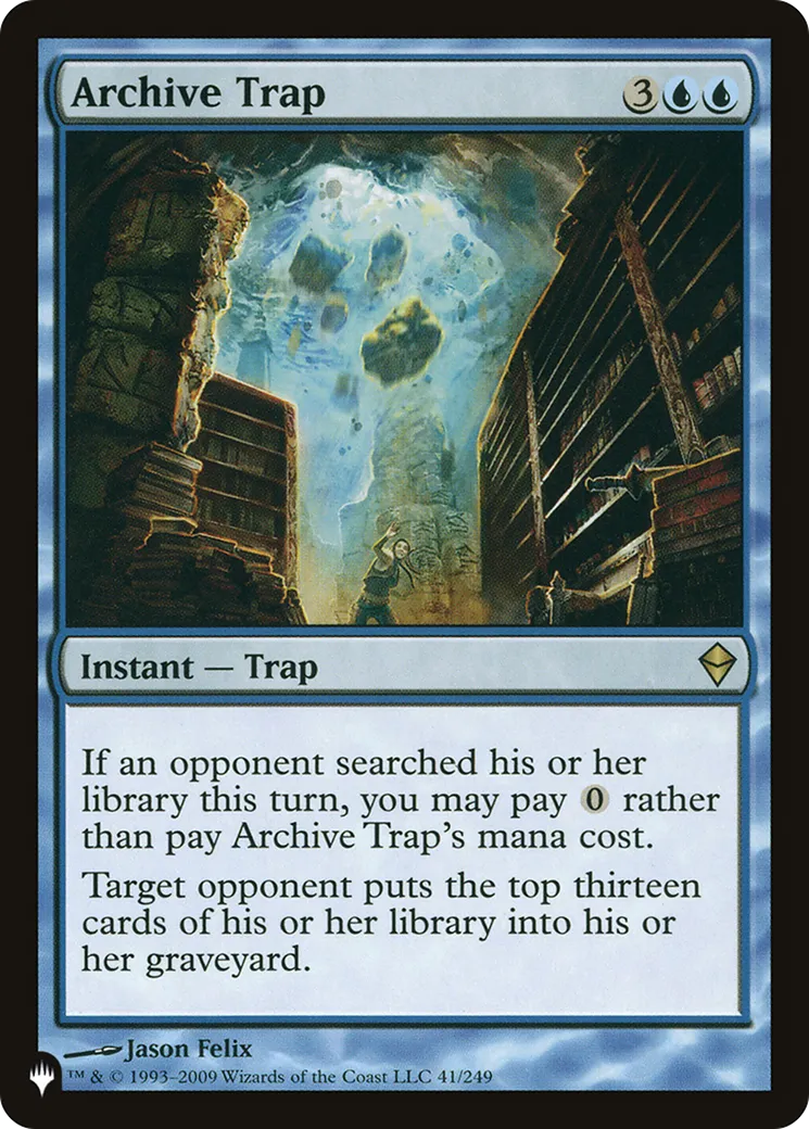 Archive Trap — The List — Magic: The Gathering