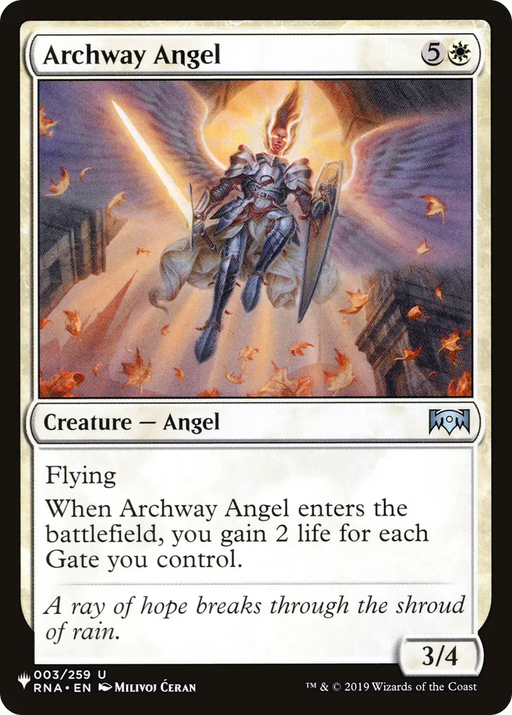 Archway Angel — The List — Magic: The Gathering