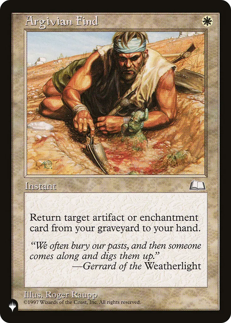 Trouvaille argiviane — The List — Magic: The Gathering