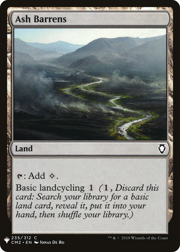 Ash Barrens — The List — Magic: The Gathering