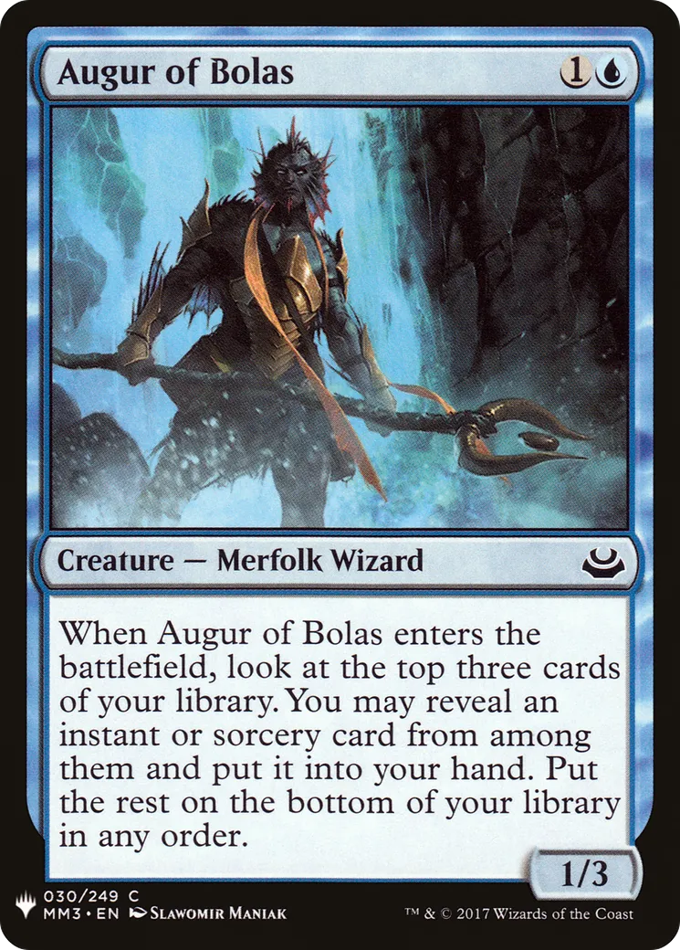 Augur of Bolas — The List — Magic: The Gathering